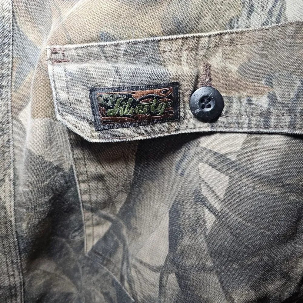 Liberty Cargo Pants Mens Large Regular Realtree Camo Relaxed Hunting Outdoor
